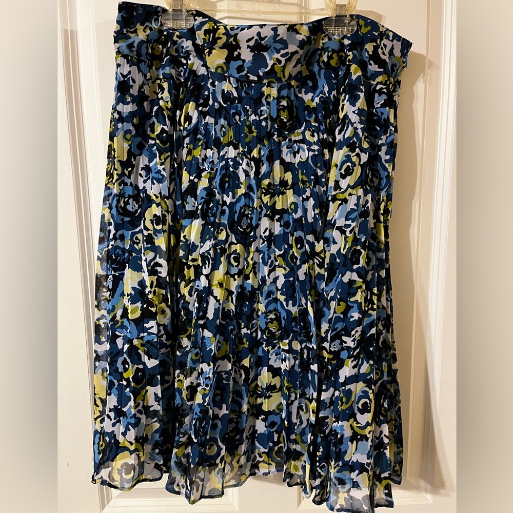 Charter Club Blue Floral Skirt